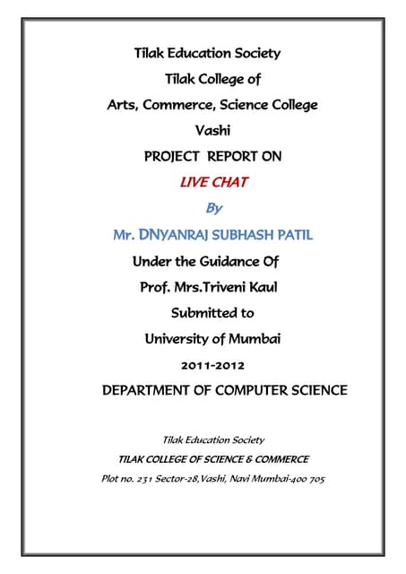 project