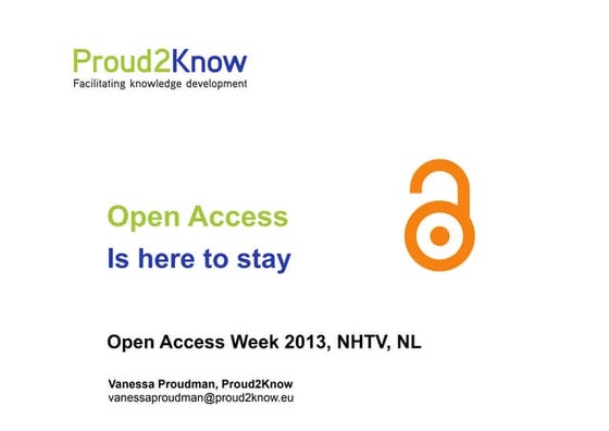 Open Access is Here to Stay