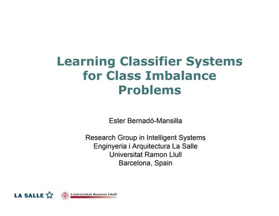 Learning Classifier Systems  for Class Imbalance  Problems