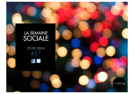 La semaine sociale by armstrong - 270114