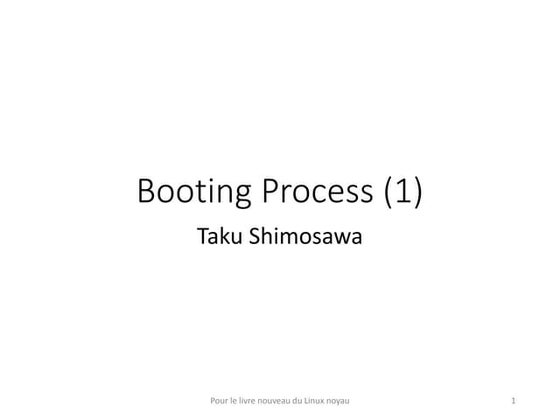 Linux Kernel Booting Process (1) - For NLKB