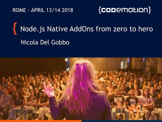 Nodejs Native Add-Ons from zero to hero