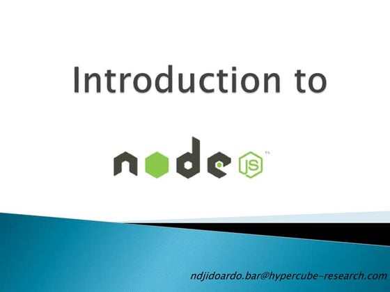 Nodejs intro