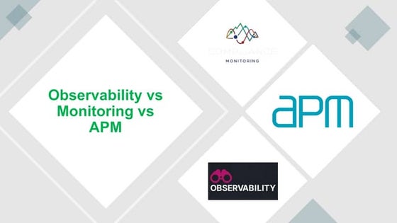 Observability vs APM vs  Monitoring Comparison