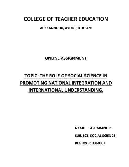 Online assignment