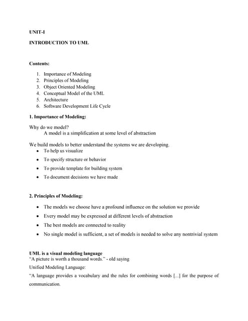UML-Advanced Software Engineering