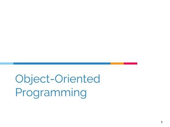 Object-oriented programming