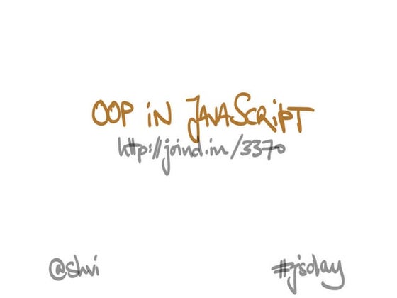 Oop in java script