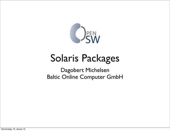 OpenCSW - What is the project about?