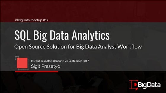 Open Source Solution for Data Analyst Workflow
