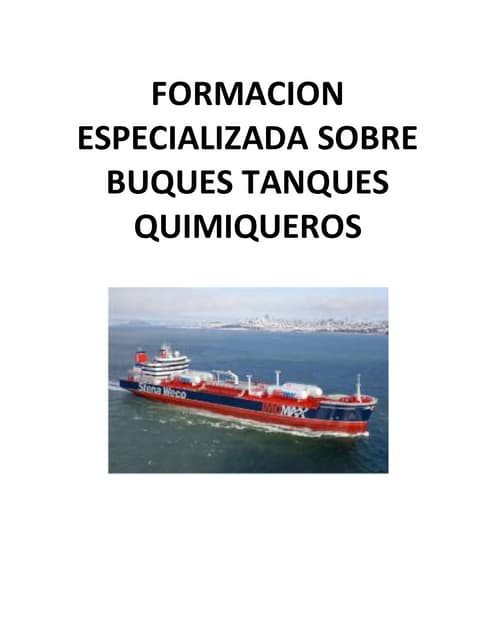 Operación de buques quimiqueros