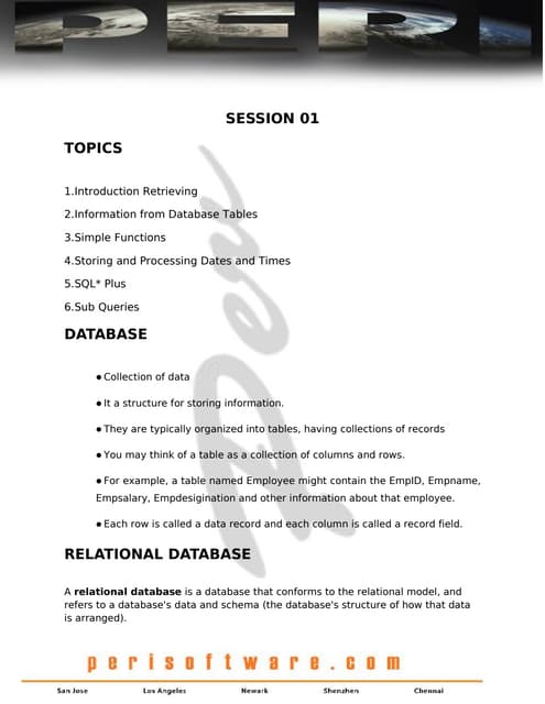 PT- Oracle session01 