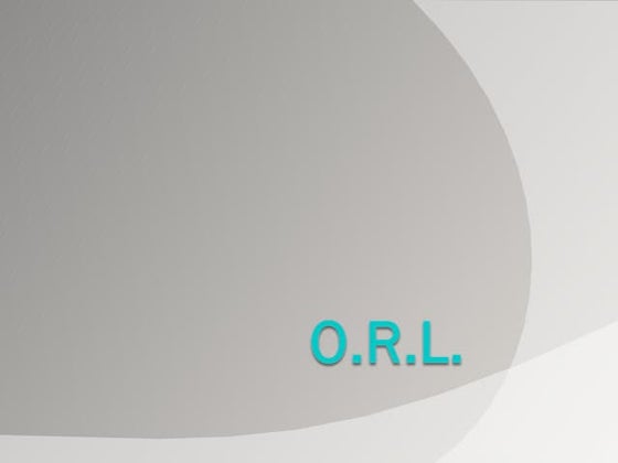 ORL  Técnicas Quirúrgicas