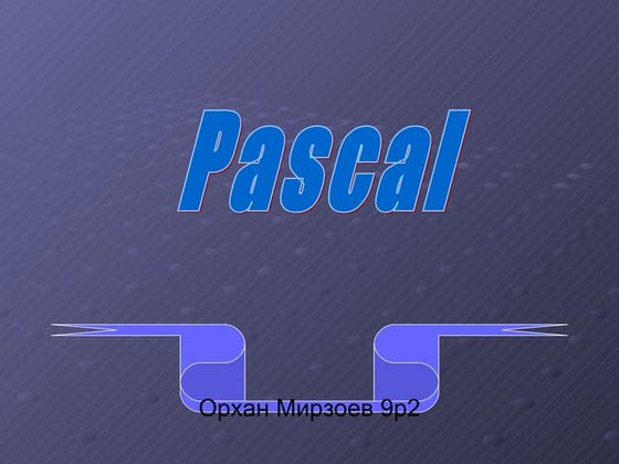 Orxan9r2 pascal