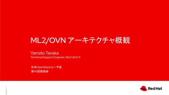 ML2/OVN アーキテクチャ概観