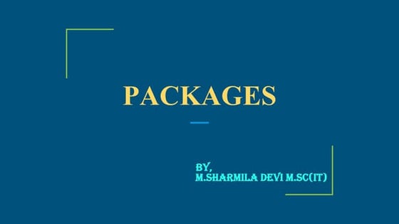 Packages