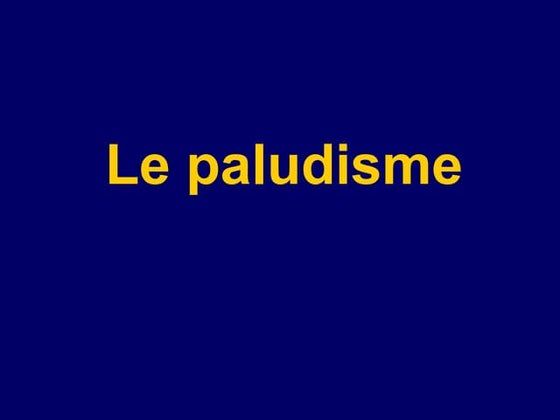 Paludisme