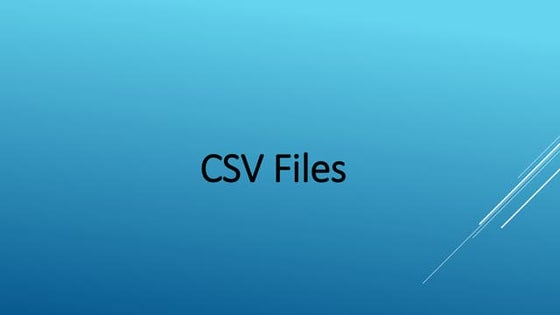 Pandas csv