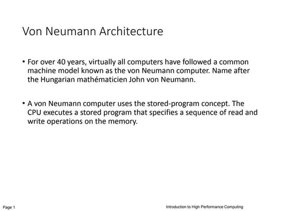 Parallel & Distributed processing