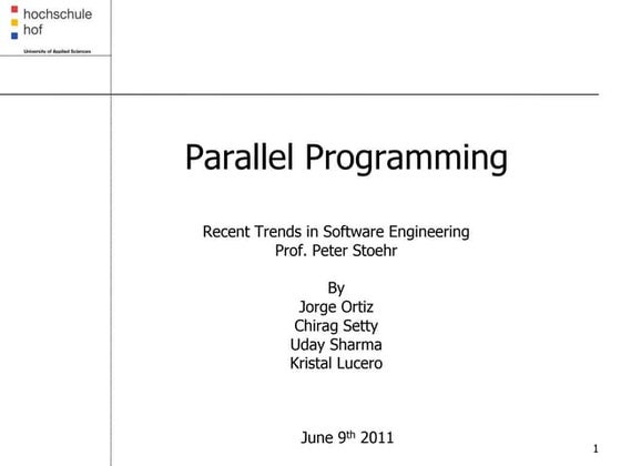 Parallel Programming