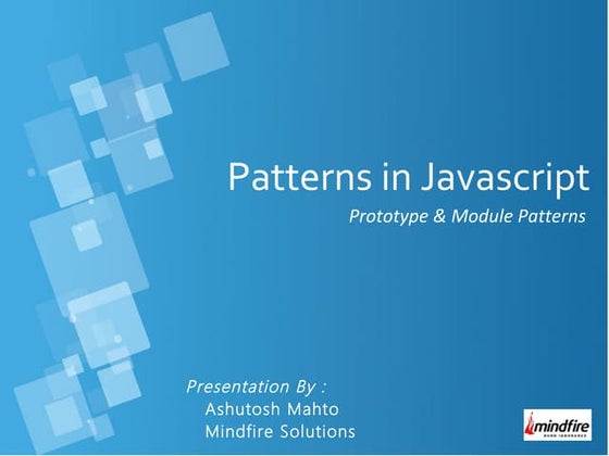 Patterns In-Javascript