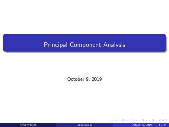 Principal Component Analysis