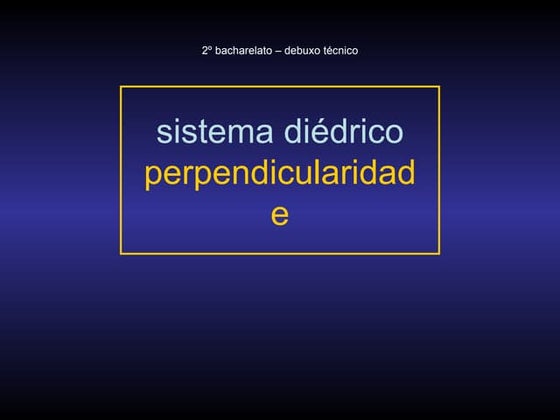 Perpendicularidade