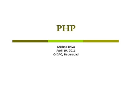 Php introduction