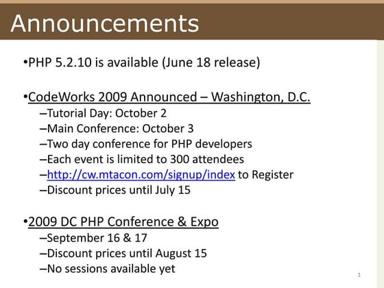 PHP 5.3