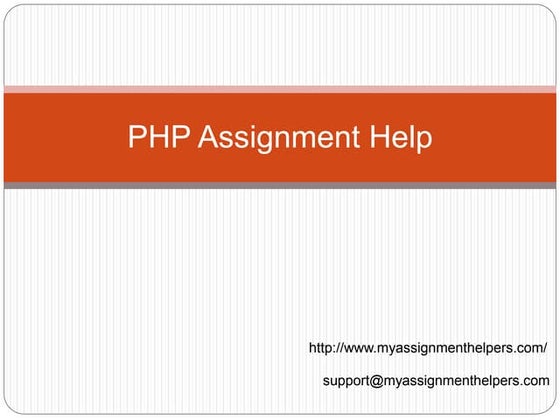 Php assignment help