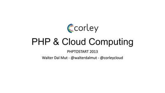 Php & cloud computing