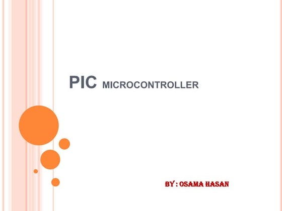 PIC introduction + mapping