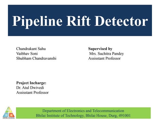 Pipeline rift detector
