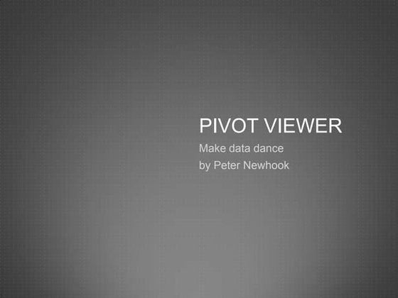 Peter Newhook - Make Data Dance