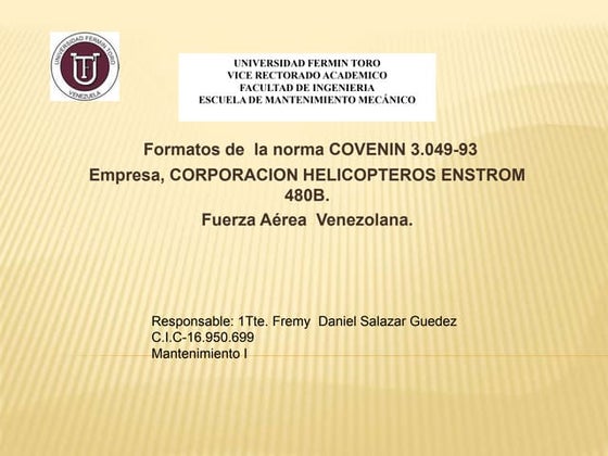 Plan de Mantenimiento.