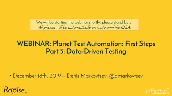 Data Driven Testing (Part 5)