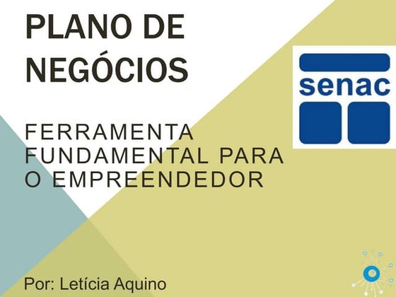 Plano de Negócios - Slides facilitadores