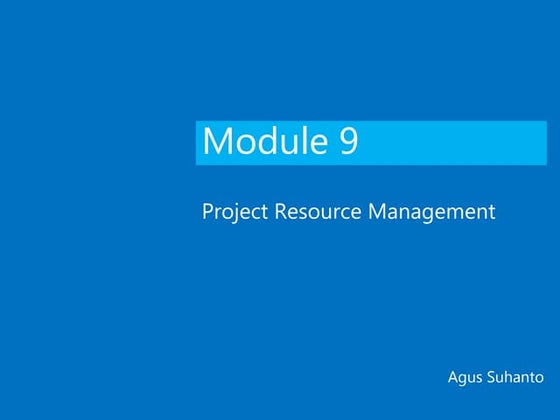 Project Resource Management - PMBOK6