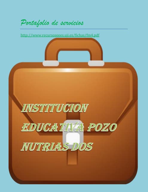 Portafolio de servicios