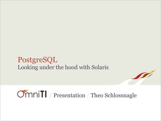 PostgreSQL on Solaris
