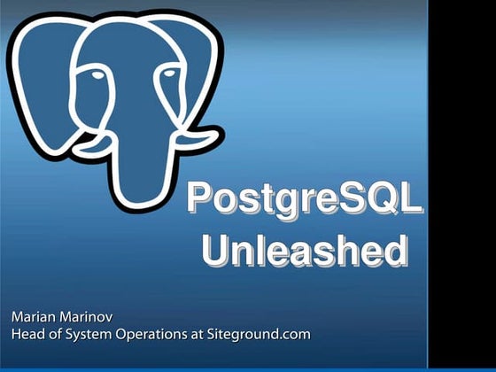 Postgre sql unleashed