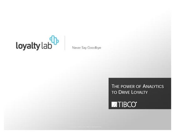 Webinar On-Demand: The Power of Analytics to Drive Loyalty