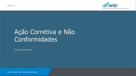 PPT - Ação corretiva e não conformidade.pptx