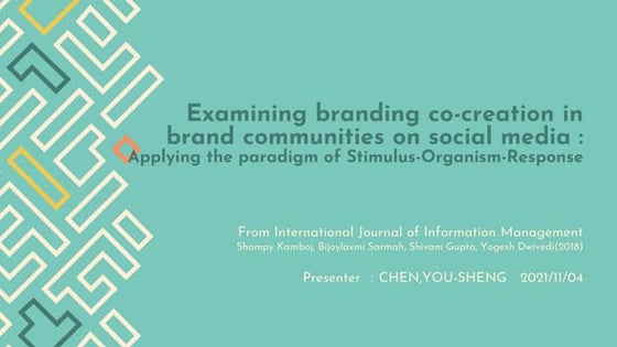 Paper sharing_examining branding co creation in brand communities on social m...