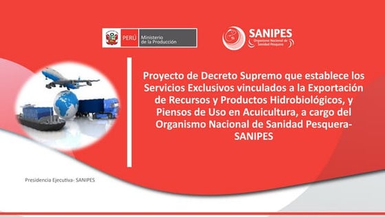 PPT Proyecto de Servicios SANIPES (ahora)