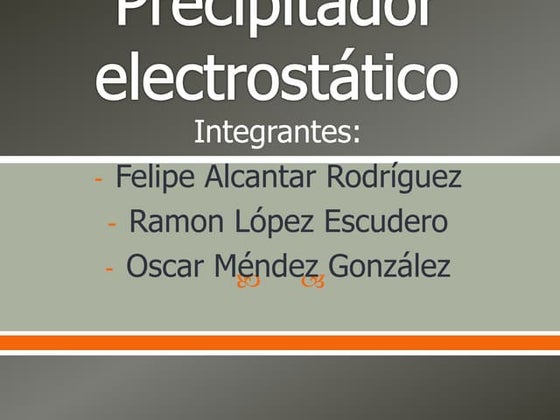 Precipitador electrostático