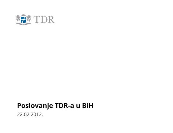 Predstavljanje rezultata poslovanja za 2011. godinu na tržištu Bosne i Herceg...