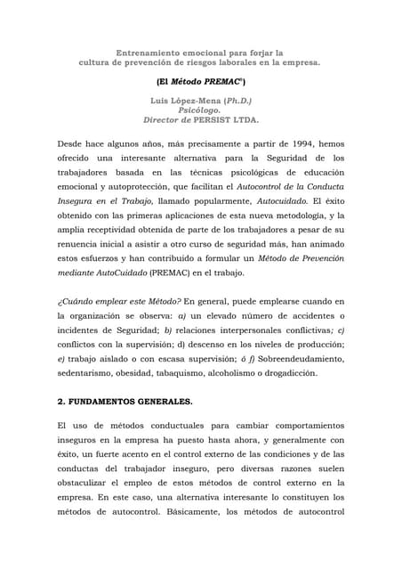 Forjando las emociones y la cultura de seguridad