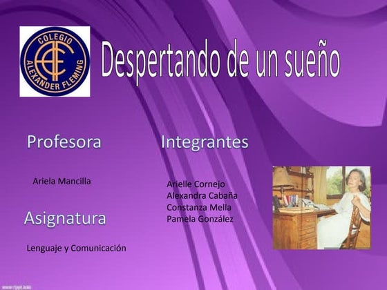 Despertando de un sueño