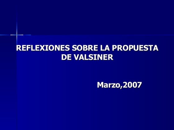 PresentacióN Jaan Valsiner Grupo Desarrollo En Contextos